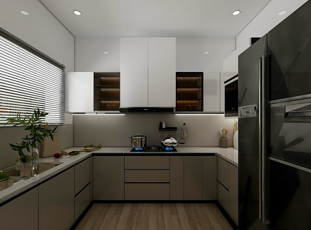 Compact modular kitchen